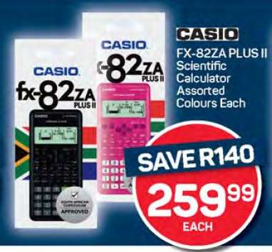 CASIO FX-82ZA PLUS II
