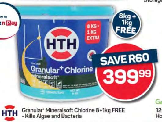 Granular* Mineralsoft Chlorine 8+1kg FREE