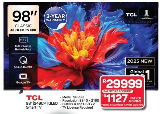 TCL 98" QLED Smart TV