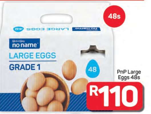 PnP Large Eggs 48s