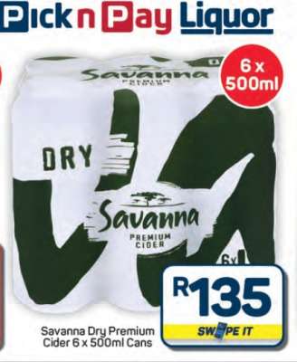 Savanna Dry Premium Cider