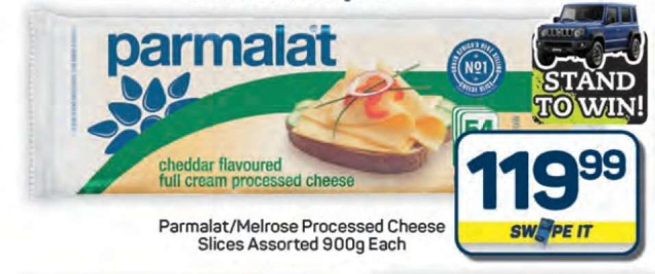 Parmalat/Melrose Processed Cheese Slices Assorted