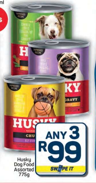 Husky Dog Food Assorted