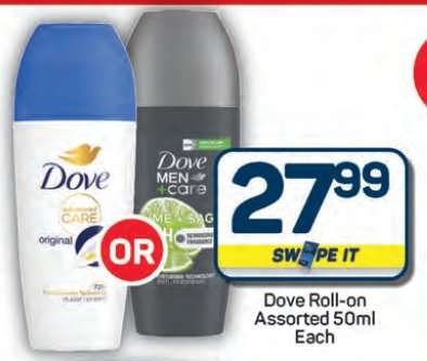 Dove Roll-on Assorted 50ml
