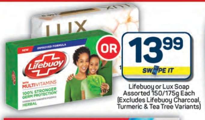 Lifebuoy or Lux Soap