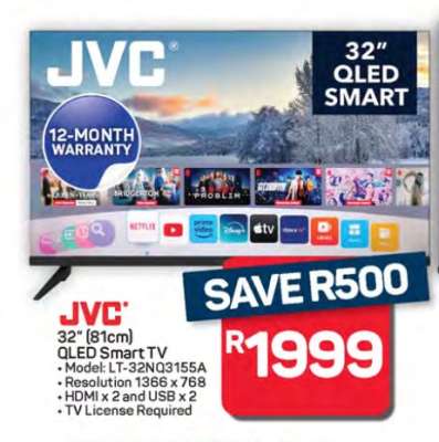 JVC 32" (81cm) QLED Smart TV