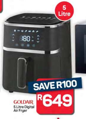 Goldair 5-Litre Digital Air Fryer