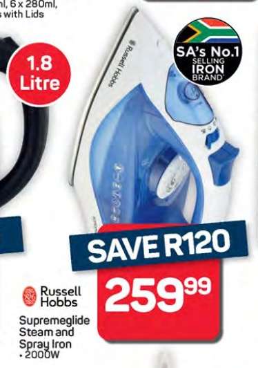 Russell Hobbs Supremeglide Steam and Spray Iron