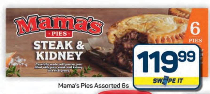 Mama’s Pies Assorted 6s