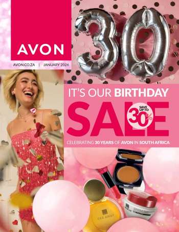 thumbnail - Avon catalogue - It´s our birthday sale 30%