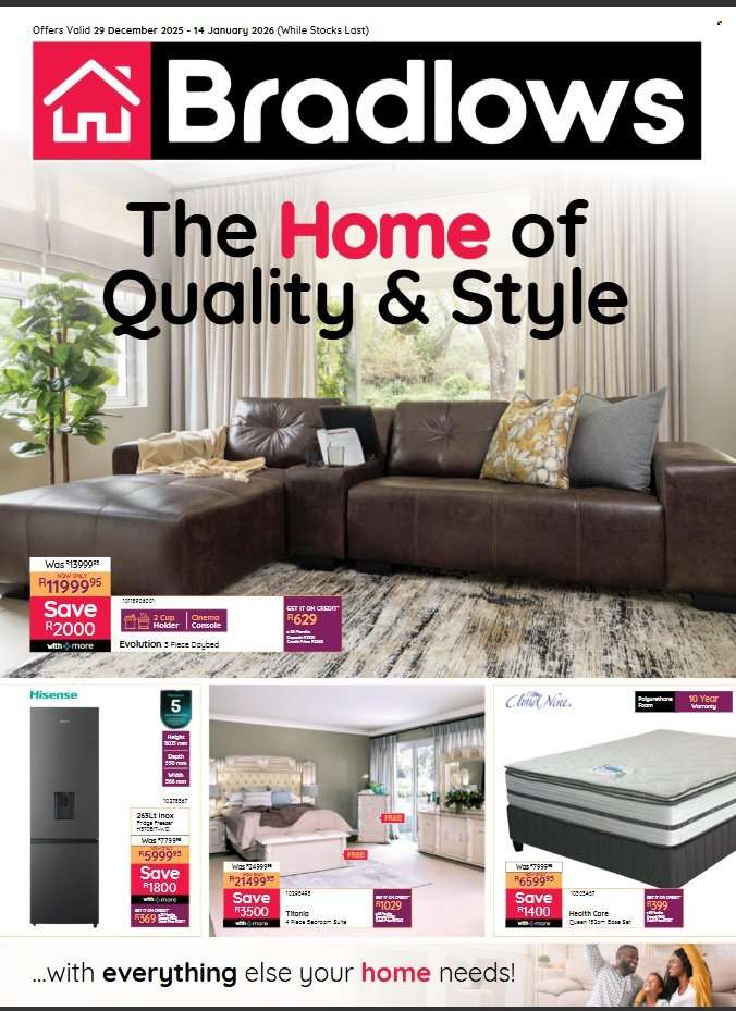 Bradlows catalogue  - 29/12/2025 - 14/01/2026.