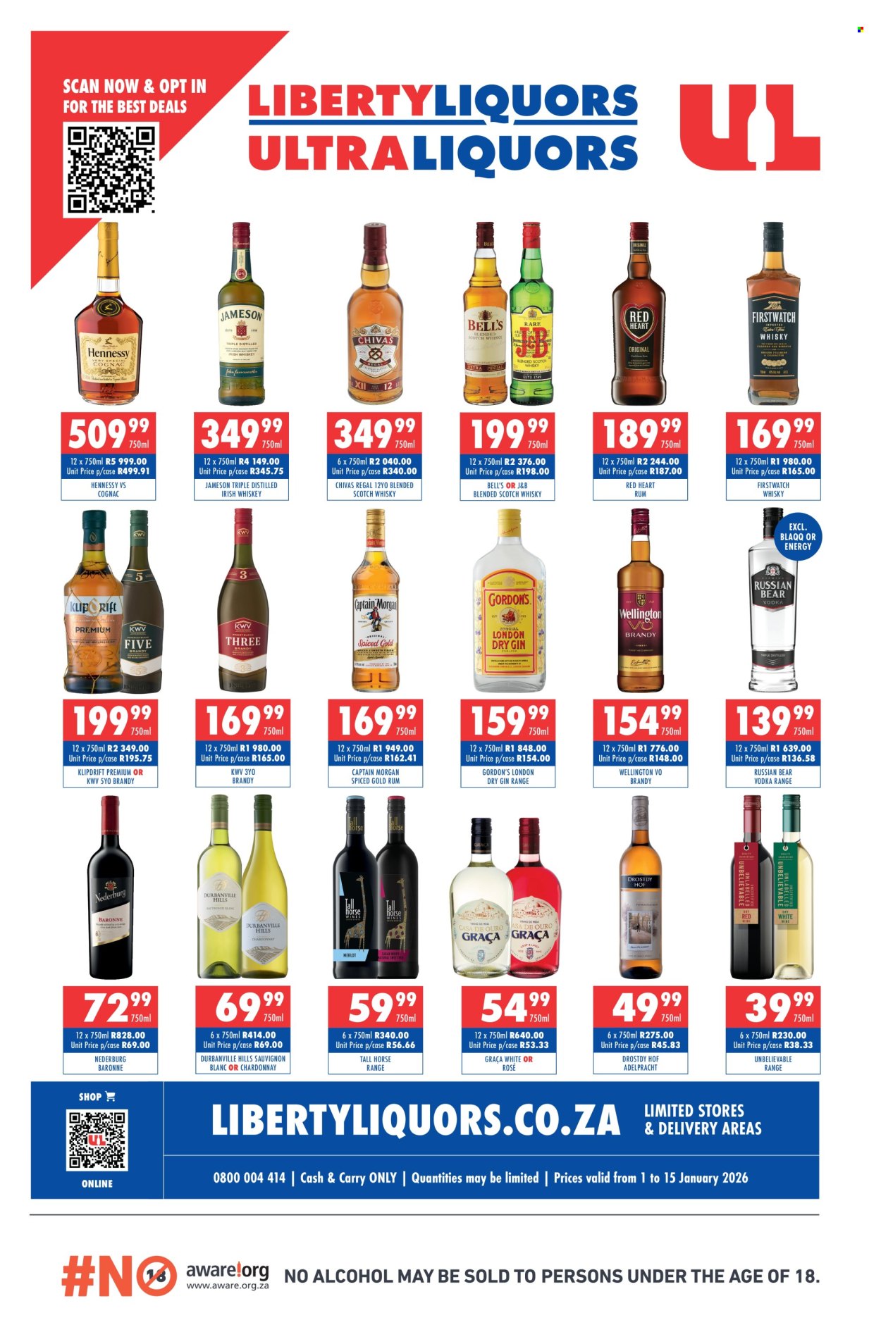 Liberty Liquors specials - 01/01/2026 - 15/01/2026. Page 1