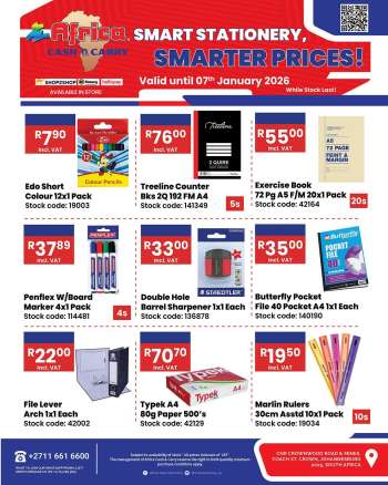 thumbnail - Africa Cash & Carry catalogue - Stationery Promo