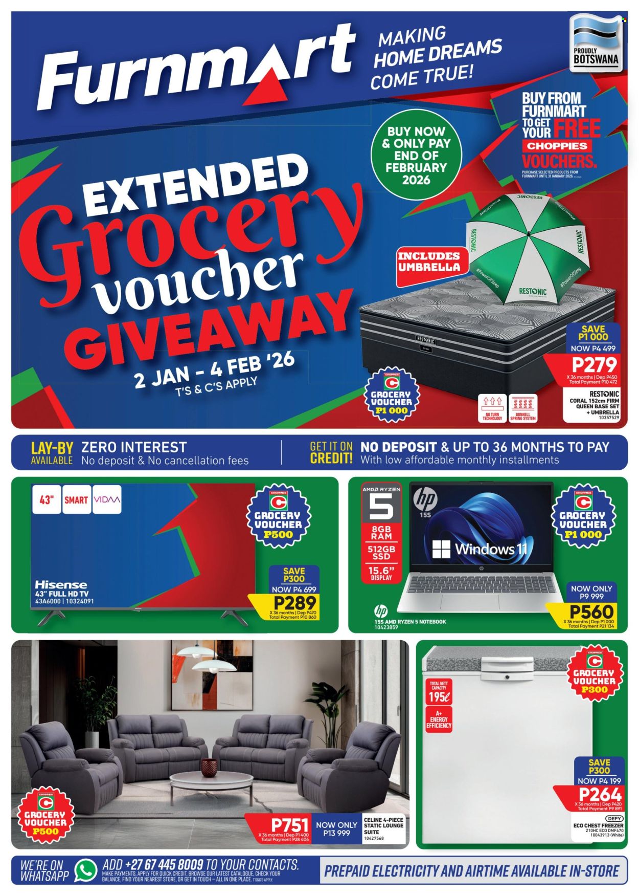 Furnmart specials - 02/01/2026 - 04/02/2026. Page 1