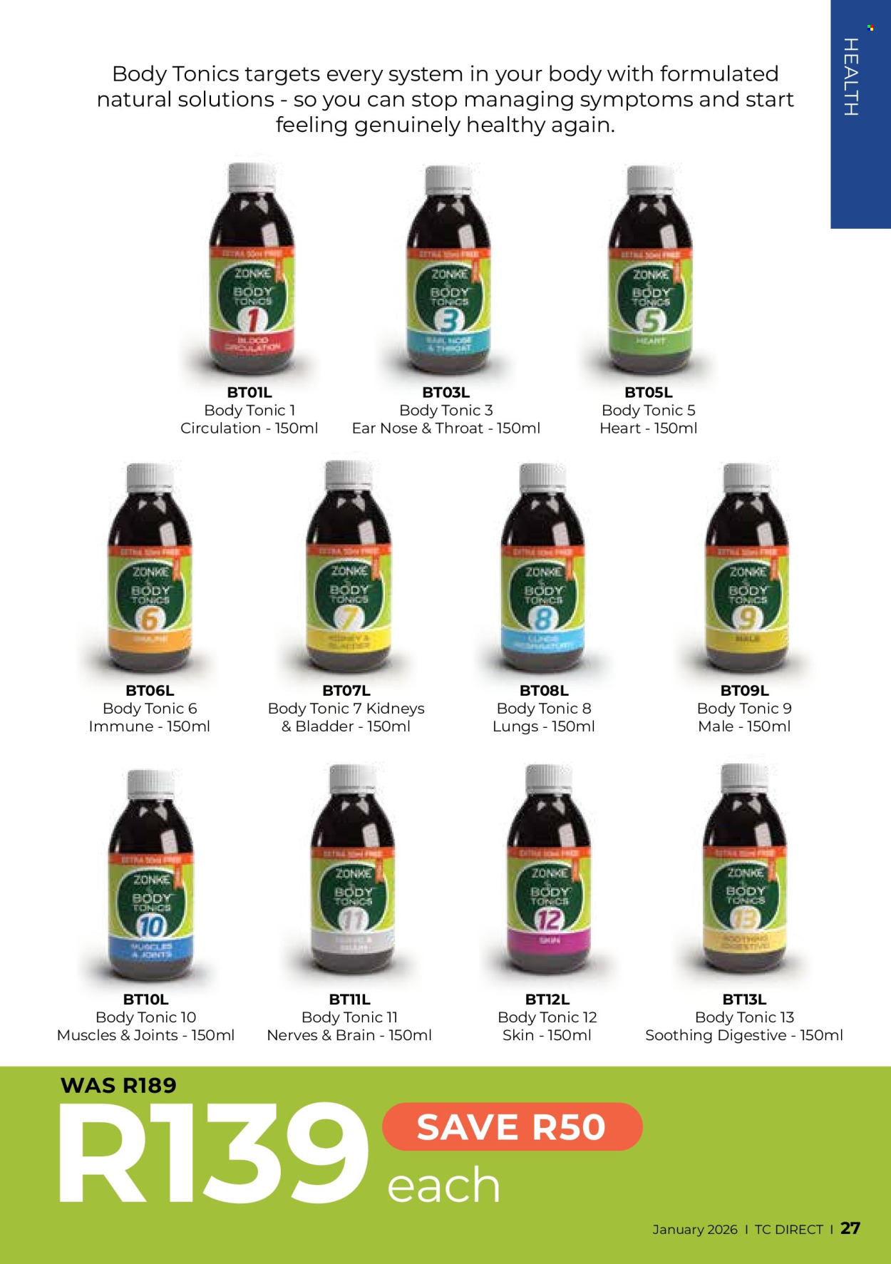 Table Charm Direct specials - 01/01/2026 - 31/01/2026. Page 27