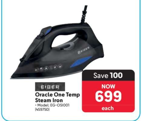 Eiger Oracle One Temp Steam Iron