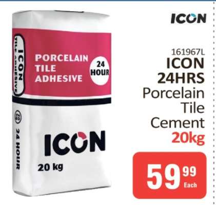 ICON 24HRS Porcelain Tile Cement 20kg