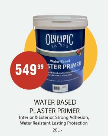 WATER BASED PLASTER PRIMER