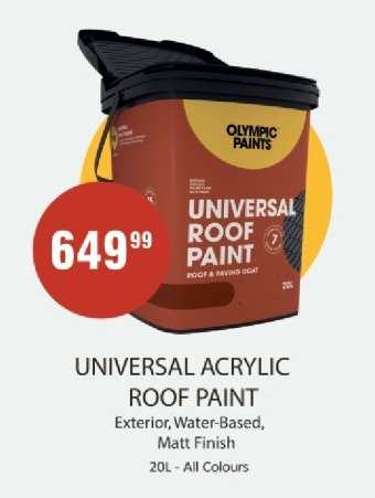UNIVERSAL Acrylic Roof Paint