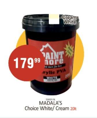 MADALA’S Choice White/Cream 20lt