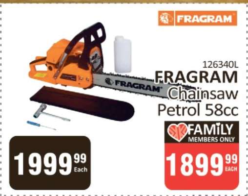 FRAGRAM Chainsaw Petrol 58cc