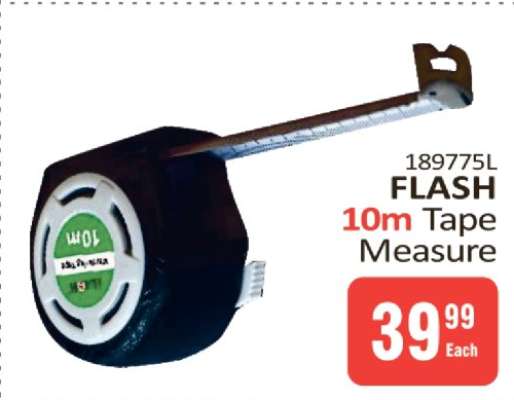 FLASH 10m Tape Measure