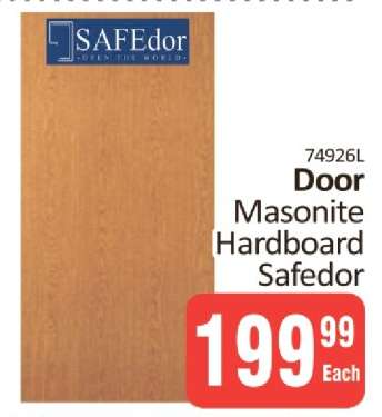Door Masonite Hardboard Safedor