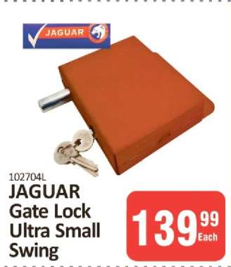 JAGUAR Gate Lock Ultra Small Swing