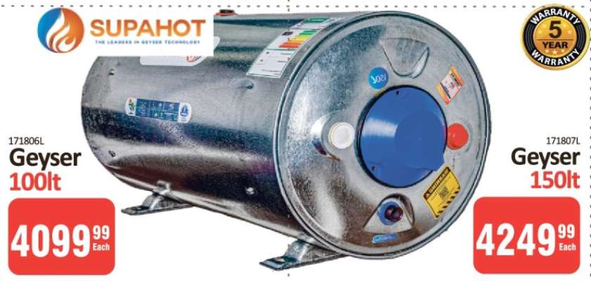 Geyser 100lt