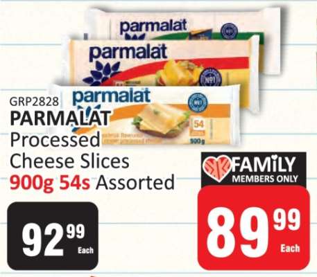 Parmalat Processed Cheese Slices