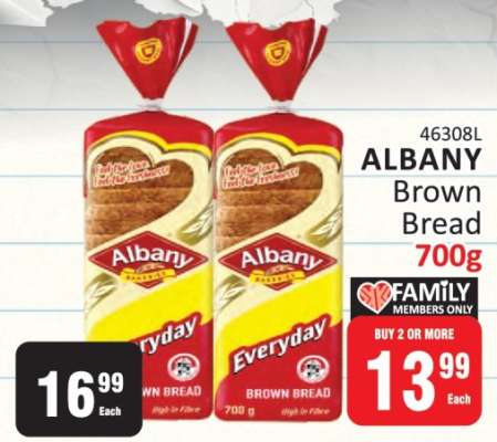 Albany Brown Bread
