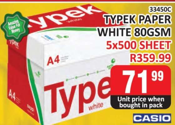 Typek Paper White 80GSM