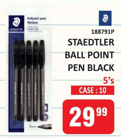 STAEDTLER BALL POINT PEN BLACK