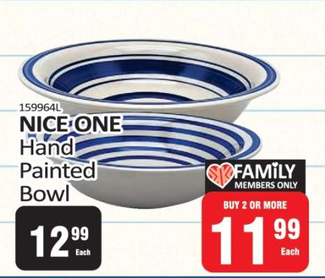 NICE ONE Hand Painted Bowl