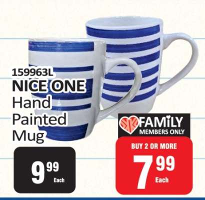 NICE ONE Hand Painted Mug