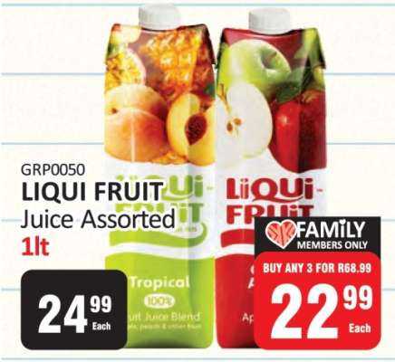 Liqui-Fruit Juice Assorted
