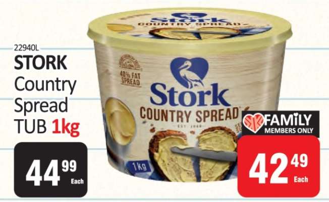 STORK Country Spread TUB 1kg