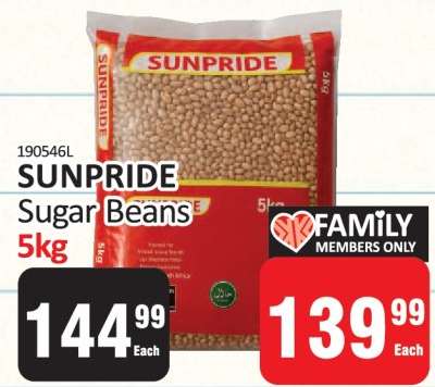 SUNPRIDE Sugar Beans 5kg