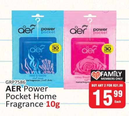 AER Power Pocket Home Fragrance 10g