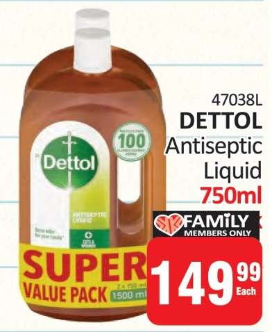 Dettol Antiseptic Liquid-750ml