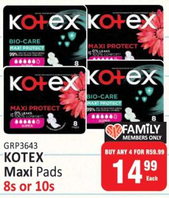 Kotex Maxi Pads