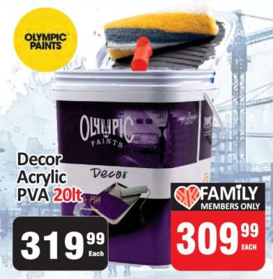 Decor Acrylic PVA 20lt
