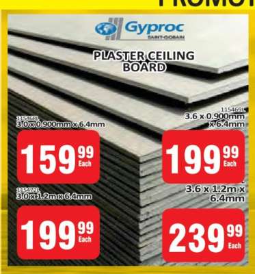 Gyproc Plaster Ceiling Board 915468L