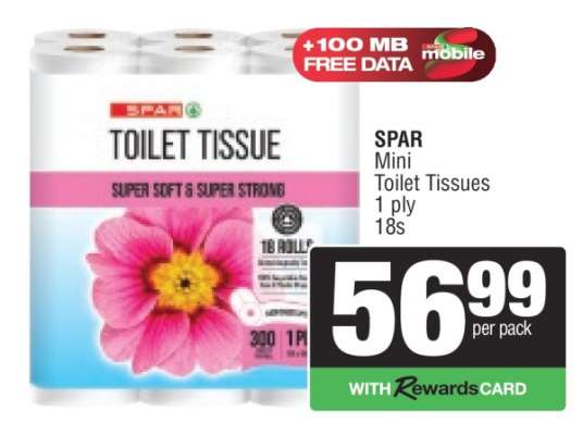 SPAR Mini Toilet Tissues