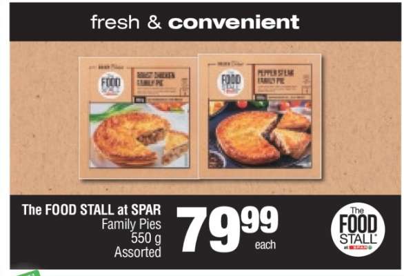 The FOOD STALL at SPAR Family Pies