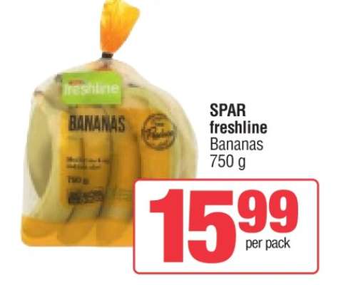 SPAR freshline Bananas