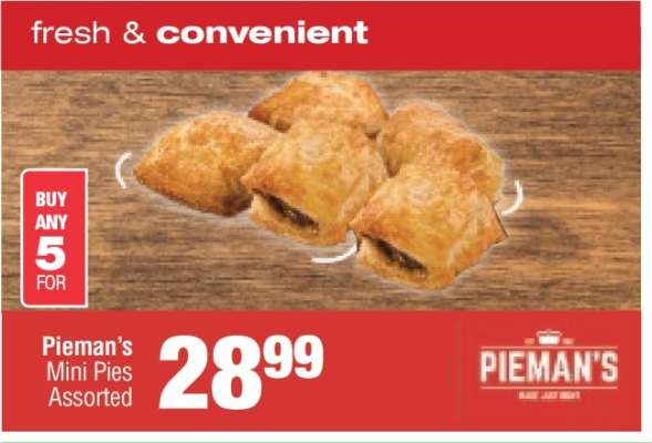 Pieman's Mini Pies Assorted
