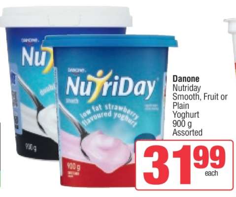 Danone Nutriday Yoghurt