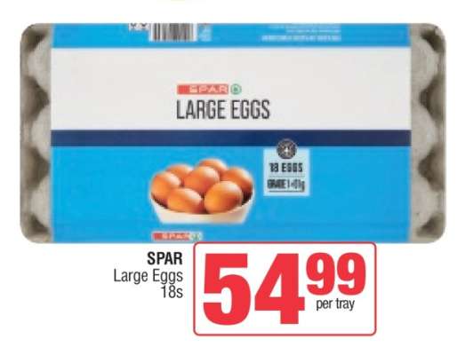 SPAR Large Eggs 18s