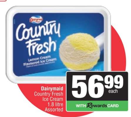 Dairymaid Country Fresh Ice Cream